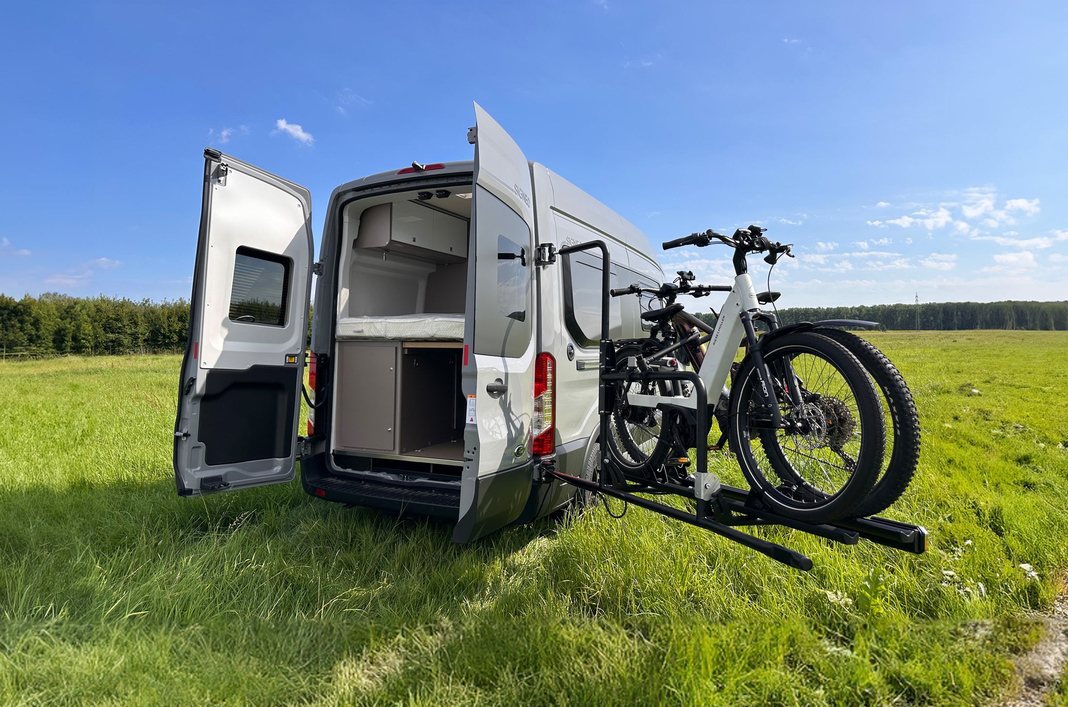 A rack system engineered for your van, not the closest match.